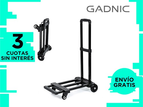 Carro Zorra Plegable Gadnic Con Extensible Capacidad 100 Kg Diablo De