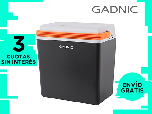 Heladera Portátil Gadnic H700 Eléctrica 12v 20Lts Conserva Frío y Calo