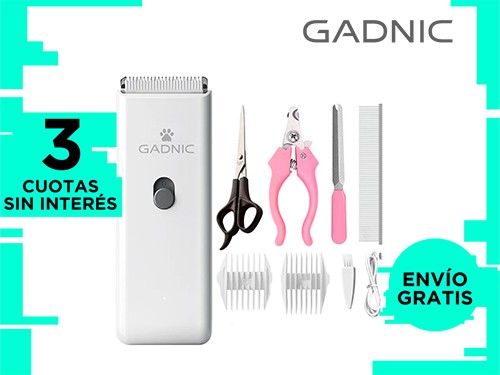 Maquina Para Rasurar Perros Gatos Gadnic + Accesorios de Aseo