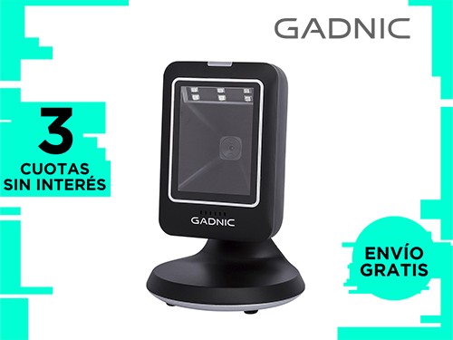 Lector de Código de Barras EasyScan Gadnic Omnidireccional 2D USB