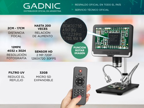 Microscopio Digital Gadnic Electrónico