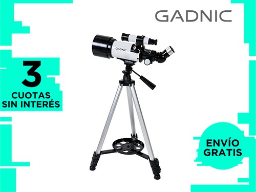 Telescopio Reflector Gadnic Binoculares 400x70 Alta Calidad