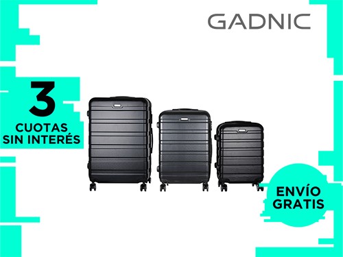 Set De Valijas Gadnic Maletas Alta Calidad