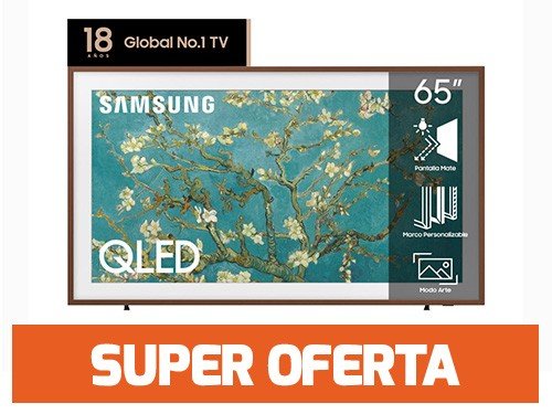 SMART QLED TV SAMSUNG 65" PULGADAS 4K UHD QN65LS03BAGCZBM