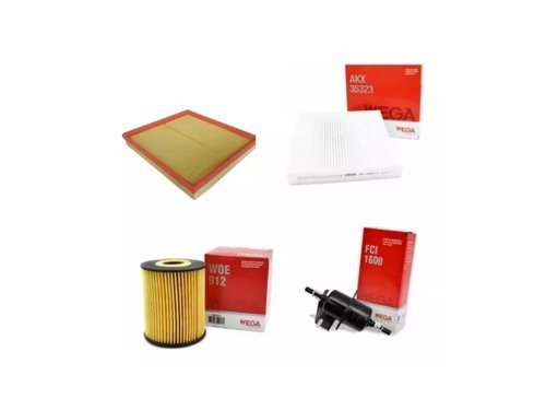 Kit Filtros Wega Fiat Argo Cronos 1.8 Modelo 2017