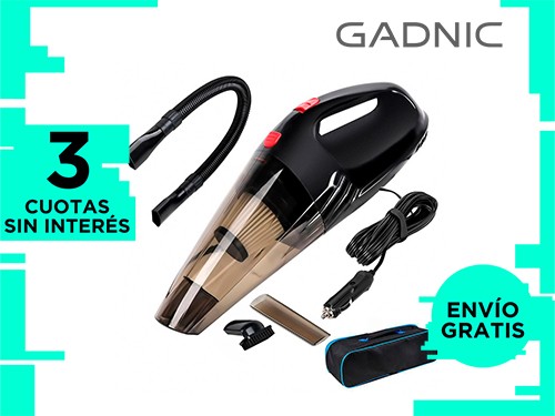 Aspiradora de Mano 12v Para Auto Portátil 108w Filtro HEPA Cable 4,5Mt