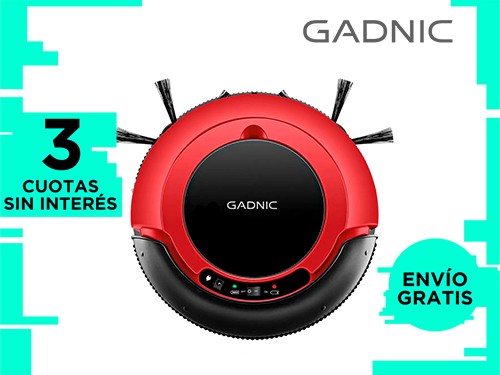 Aspiradora Robot Gadnic Sensor de Protección Contra Caídas