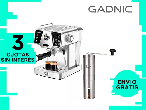 Set Barista Cafetera de filtro Gadnic Molinillo de Café Manual