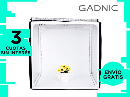 Caja De Luz Para Fotografía Profesional Portátil Gadnic 50 x 50 + Bols