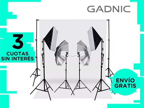 Kit Fotografico Estudio Profesional Set Fotografia