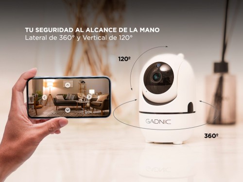 Cámara de Seguridad Gadnic SX9 IP Motorizada WiFi P2P Full Hd Visión N