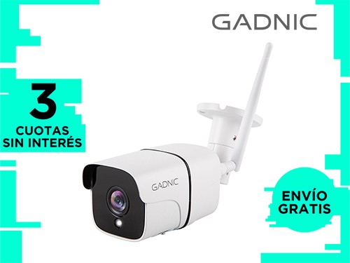 Cámara de Seguridad Gadnic SX37 Bullet Interior Exterior IP WiFi Full