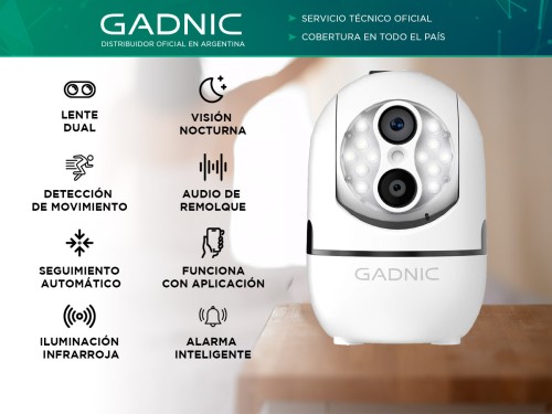 Cámara de Seguridad Gadnic con Lente Dual