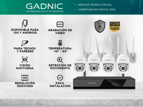 Kit Videovigilancia Gadnic Cámara y NVR