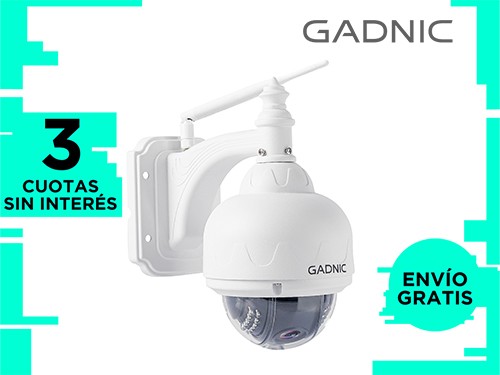 Cámara de Seguridad Gadnic Domo Motorizado IP WiFi Full HD Visión Noct