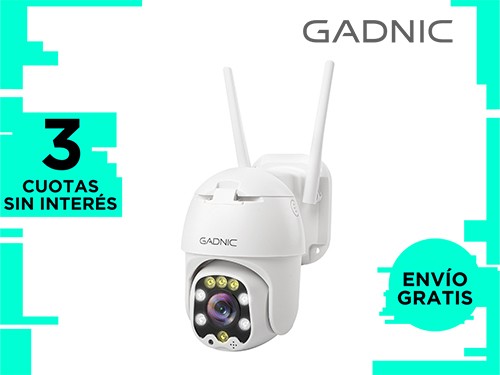 Camara De Seguridad Gadnic DM300W IP WIFI Para Exteriores 1080P Visión