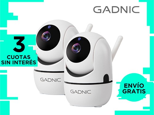 Cámaras de Seguridad Gadnic SX9 x2 IP WiFi P2P Motorizadas Full Hd Vis