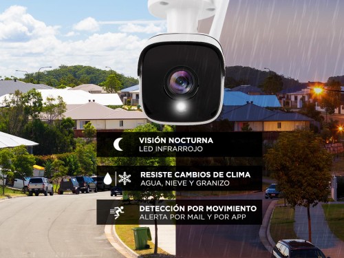 Kit Camaras de Seguridad Gadnic IP Wifi Exterior x2