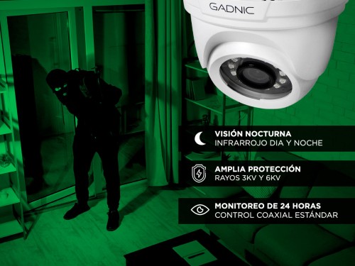 Cámara de Seguridad Gadnic C25-1 Domo Visión Nocturna