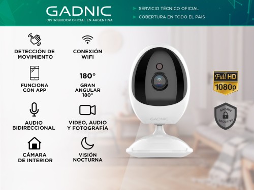 Cámara de Seguridad Gadnic 1080 Full Hd 2MP