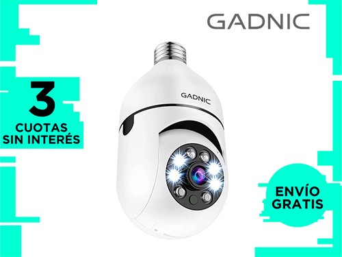 Cámara de Seguridad FULL HD Gadnic Domo Con Visión Nocturna Y Detecció