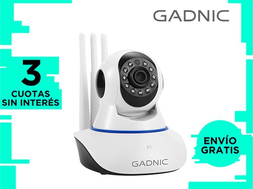 Cámara de Seguridad Gadnic con 3 Antenas