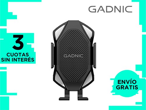 Cargador Soporte Inalambrico Gadnic Auto Celular 15W