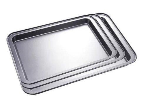 Placa Horno Antiadherente Acero Carbono 43 X 29 Cm Carol