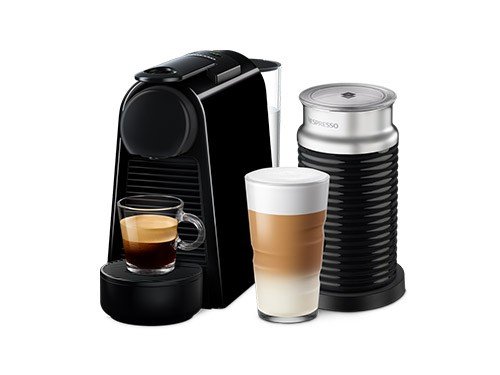 Nespresso Essenza Mini Black Piramidal + Aeroccino