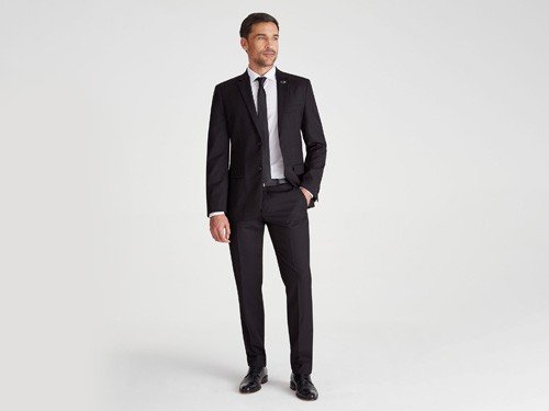 Traje SS100 Liso Slim negro