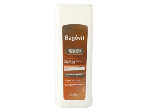 Emulsión Bagóvit Autobronceante Hidratante 200g