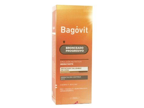 Emulsión Bagóvit Autobronceante Hidratante 200g