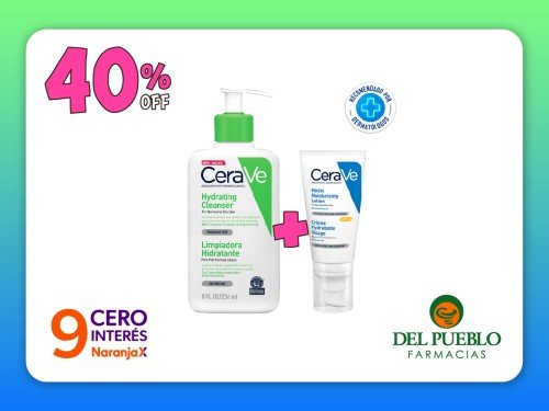 Combo CeraVe Limpiador Hidratante + Loción Hidratante