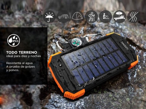 Cargador de Batería Solar Gadnic Power Bank Inalambrico