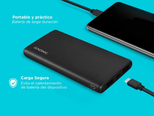 Power Banks Gadnic 15000 mAh Cargador Portable