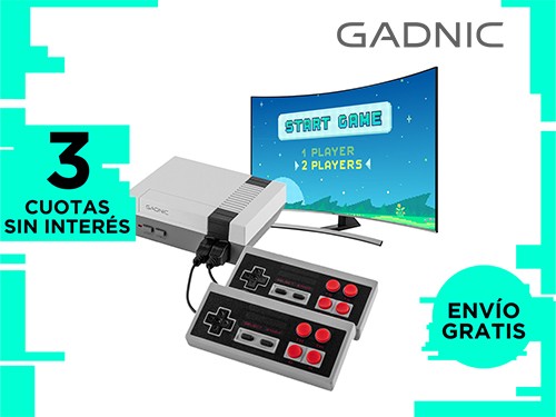 Consola de Juegos Arcade Retro Gadnic GM2