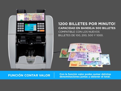 Contadora de Billetes Profesional Gadnic Multi Moneda