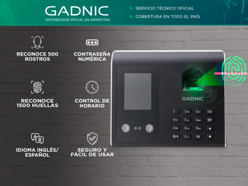 Control de acceso abre puerta Biometrico