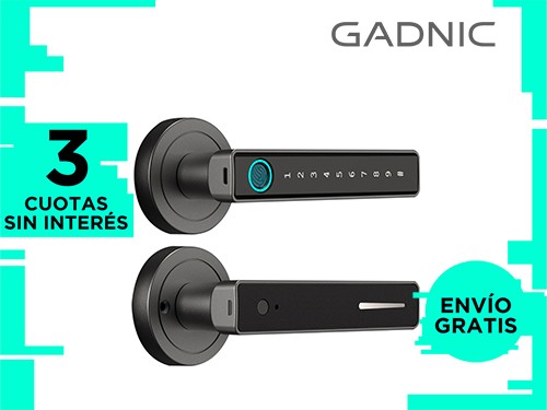 Cerradura Biometrica Gadnic Inteligente Con Bluetooth