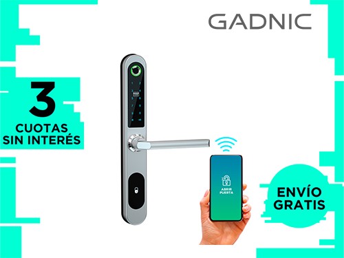 Cerradura Inteligente Pro Gadnic 5 Modos de Ingreso