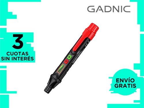 Detector de Fuga de Gas Natural Gadnic Con Alarma Audible y Visual