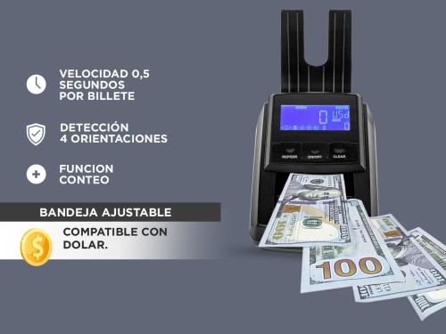 Detector De Billetes Falsos en 4 Orientaciones Dolares