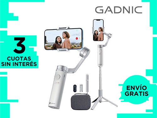 Gimbal Estabilizador Para Celular Gadnic Combo Trípode