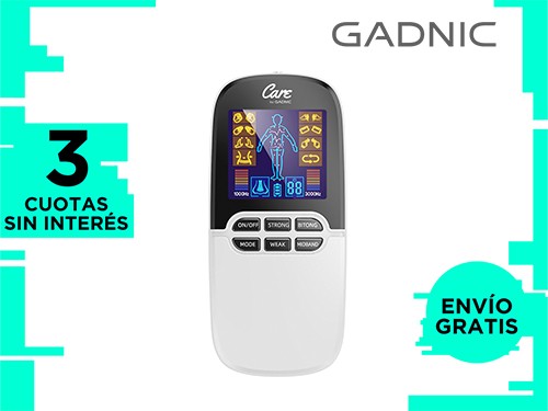 Electroestimulador Digital Portátil Gadnic De 8 Electrodos 3000mhz