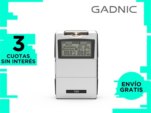 Electro Estimulador Portátil EM7 Gadnic Masajeador Muscular