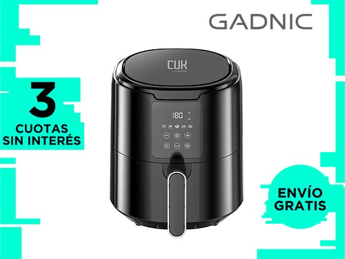 Freidora de Aire Gadnic Pantalla Tactil 4.2L Sin Aceite