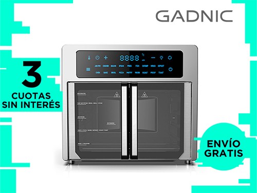 Freidora de Aire Gadnic 25lts con Accesorios