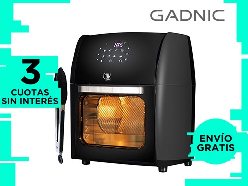 Freidora Sin Aceite Gadnic F120 12Lts 1700w Control Digital Antiadhere