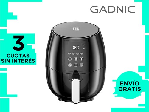 Freidora De Aire Gadnic Eléctrica 2.5L 1000W Timer Digital