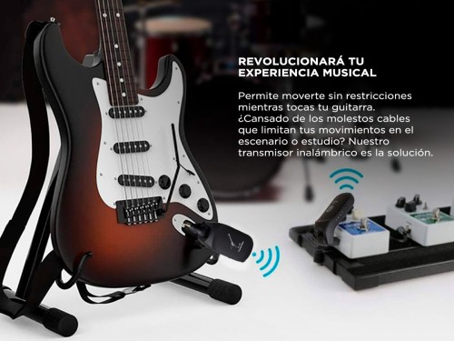 Transmisor y Receptor De Audio De Guitarra Gadnic TRG01 Inalámbrico